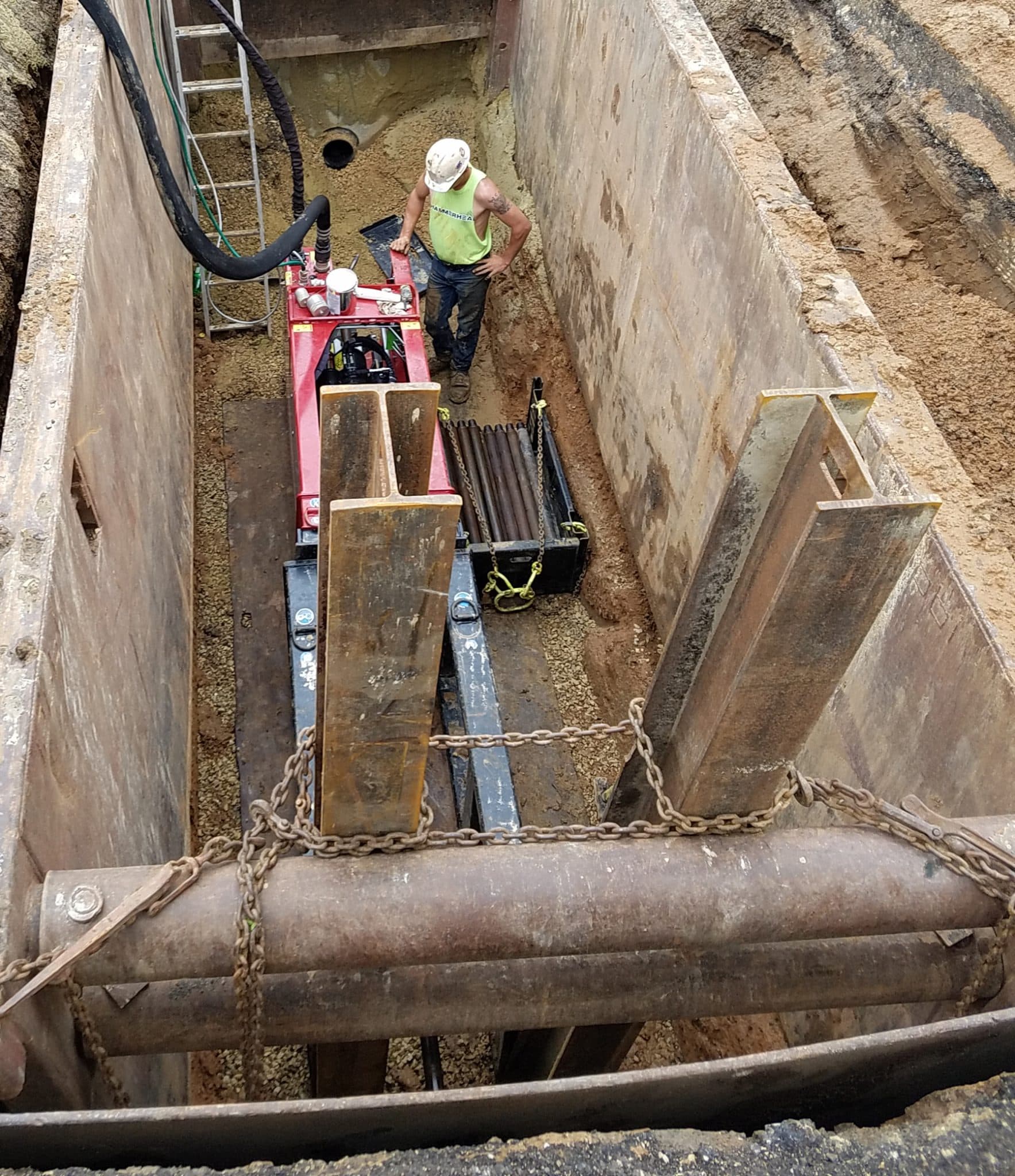 Static Pipe Bursting Systems Pipe Bursting Equipment HammerHead