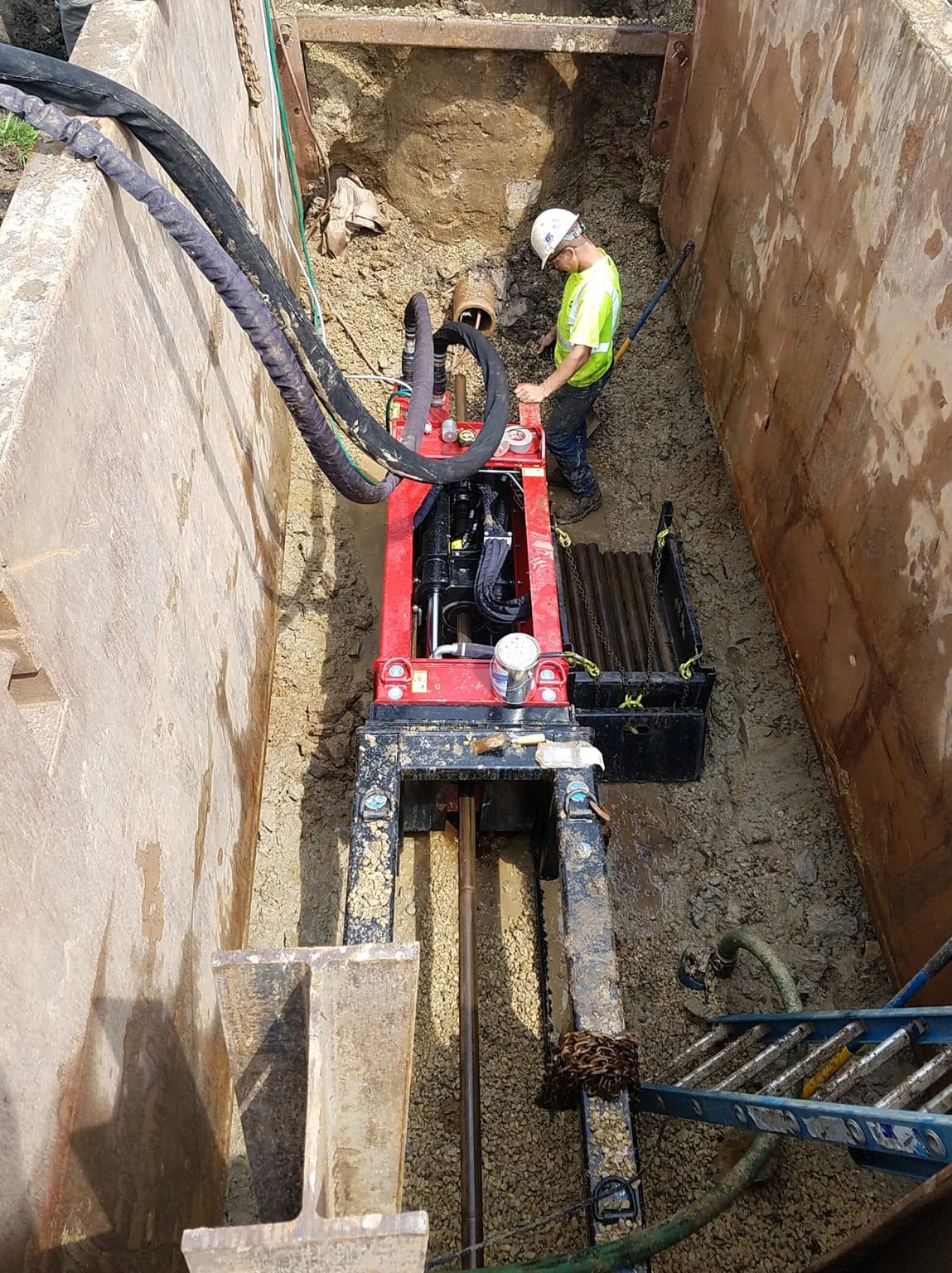 Static Pipe Bursting Systems Pipe Bursting Equipment HammerHead